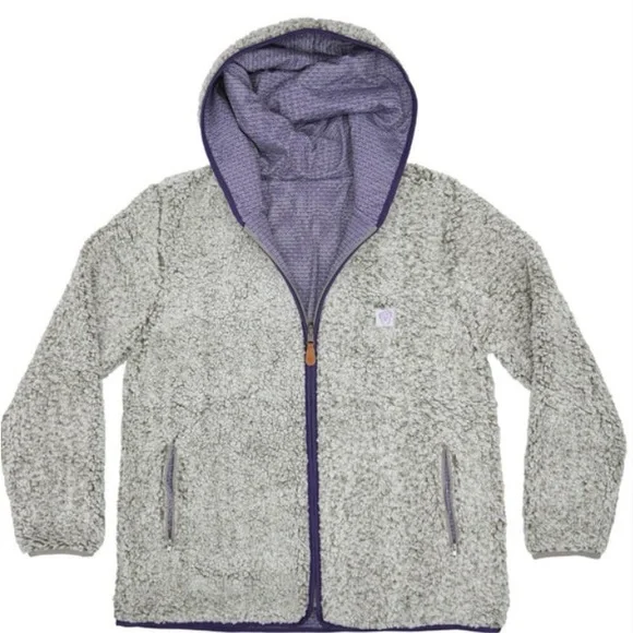 NIB USA PALM 🌴Reversible Sherpa Full Zip Hoodie - Picture 3 of 15